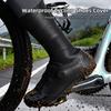 Silicone Road Cycling Shoe Covers Waterproof Windproof & Warm Easy Clean Bike Shoe Protectors for Rain Cold Weather Cycling