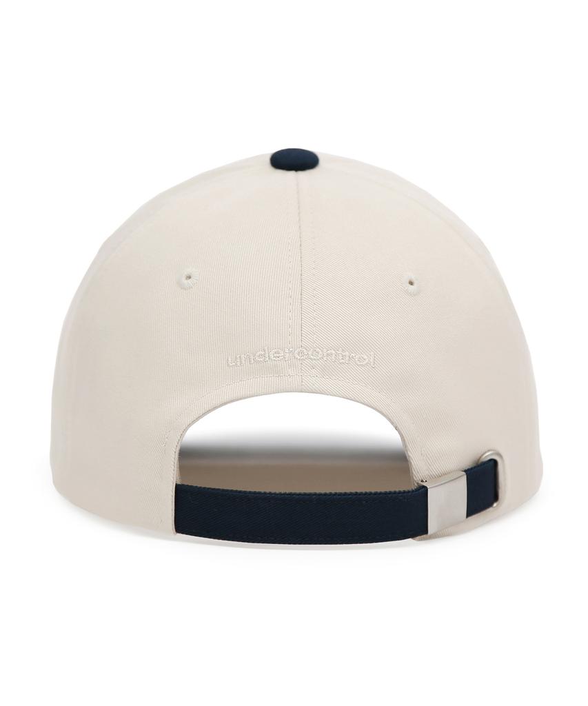 Eondeokeonteulol Cotton Color Block Ball Cap Uc / Authentic Bb / Navy