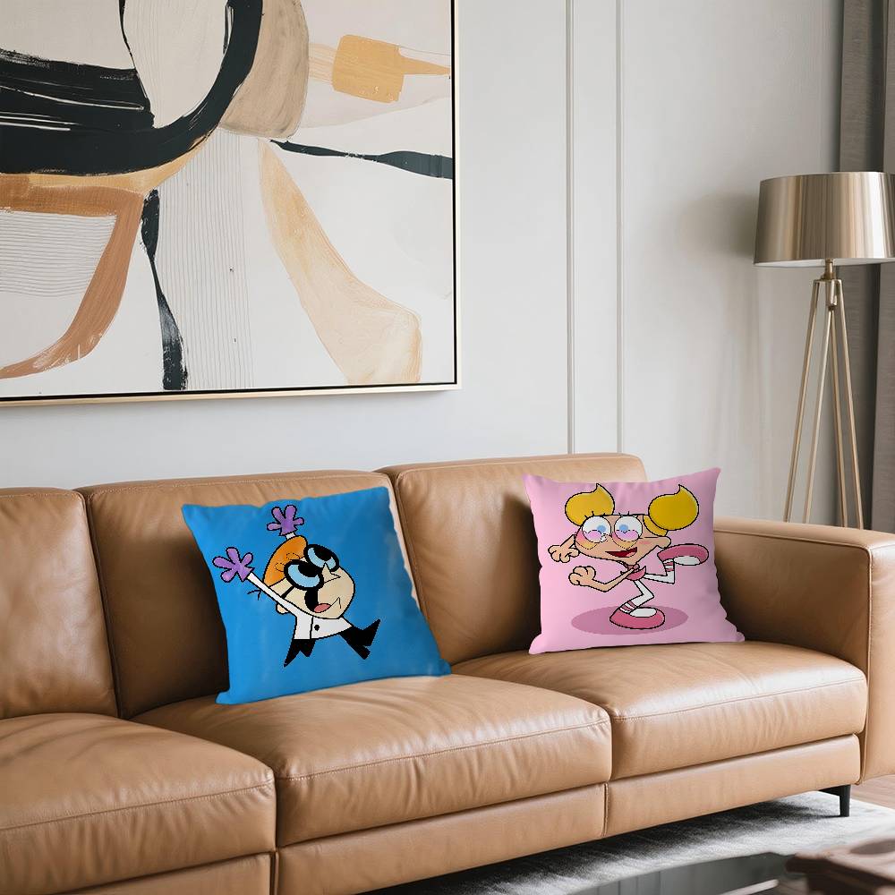 Dexters Labor Didi Büro Kissenbezug Auto Kissenbezug 45X45CM Lendenkissenbezug Sofakissenbezug