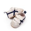 Frühlings- & Herbst Babyschuhe mit weicher Sohle und rutschfestem Profil - Modische, lässige Babysneaker mit Kreuzstreifen