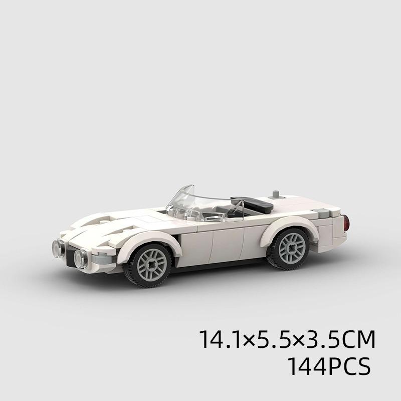 Kinderspielzeug Auto Modell Sportwagen Kompatibel Mit Rennen Kleine Teile DIY Bausteine Puzzle Technologie