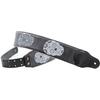 Straps 7cm Sugar Black RightOn! Guitar/Bass Strap, Wide, 95-150cm Long,