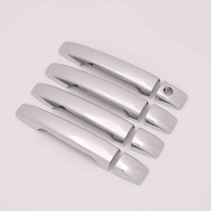 For Subaru Forester SH 2008 2009 2010 2011 2012 ABS Chrome Carbon Black Car Door Handle Cover Trims Car Styling Accessories