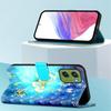 For Motorola Moto G06 4G Leather Case Pattern Printing Wallet Stand Mobile Cover with Strap