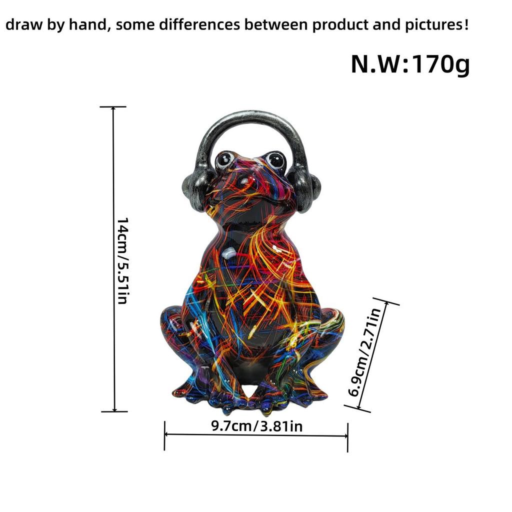 New Style with Wheat Frog Ornaments Home Living Room Decoration Sample Room High-end Decoration Resin Crafts