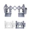 Extendable Bookend Non Skid PP Heavy Duty Decorative Adjustable Book Shelf Holder for Desk with Deta