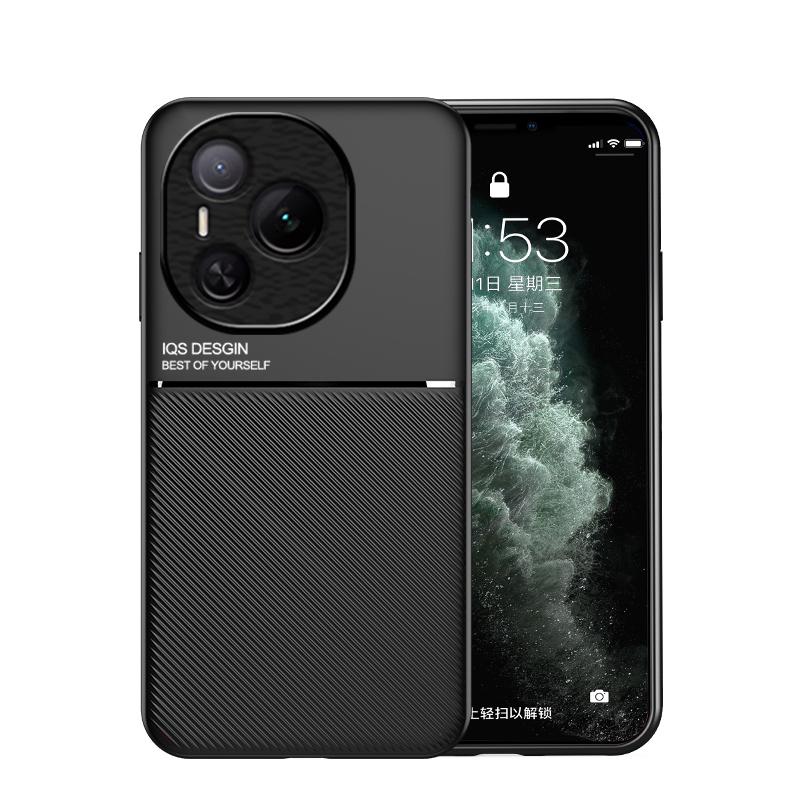 Slim Non-Slip Portective Case For Honor Power With Metal Plate Magnetic Car Holder Cover For Honor Power Phone Case