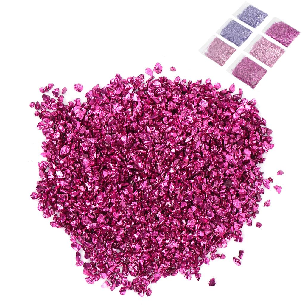 Crushed Glass Irregular Metallic Chips DIY Glitter Shiny Epoxy Resin Mold Filler Decoration