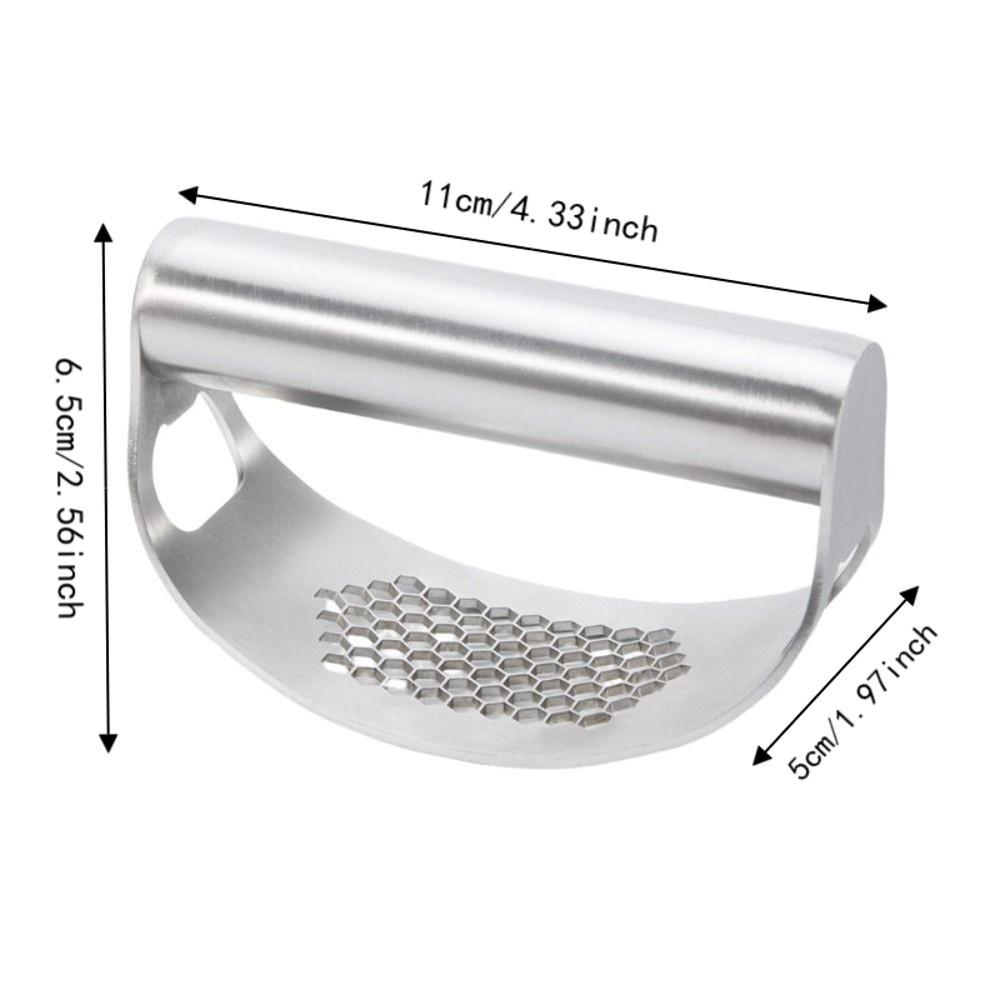 Manual Garlic Crusher 304 Stainless Steel Garlic Chopper Professional Garlic Mincer Smash Garlic