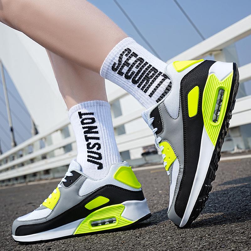 Unisex Leichte Atmungsaktive Mesh Laufschuhe, Große Größen, Trendiges Colorblock-Design