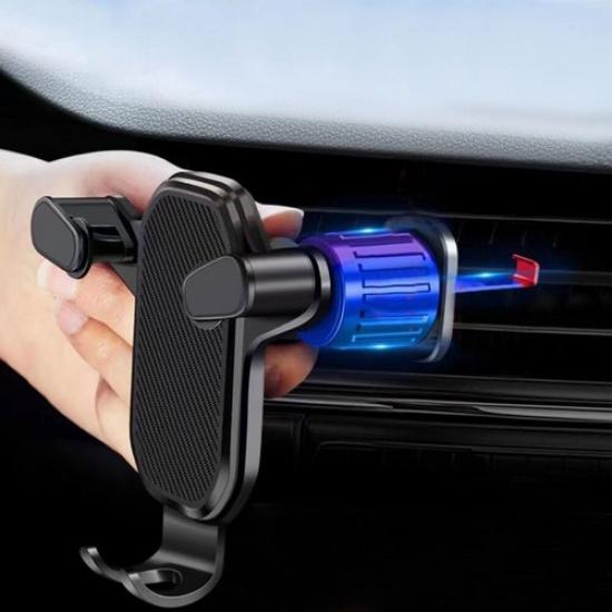 Car Hook Base Phone Holder Gravity Mobile Stand GPS Support for Car Air Vent