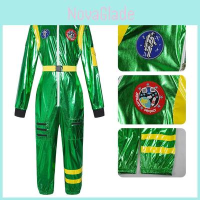 Astronaut Cosplay Suit For Adults And Kids With Polyester Fabric For Halloween And Anime Role Play