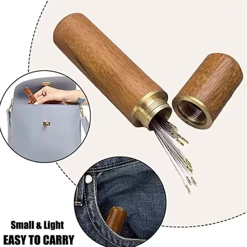 Stainless Steel Blind Sewing Needle Self-Threading Needle Hand Sewing Needle Clothing Mending