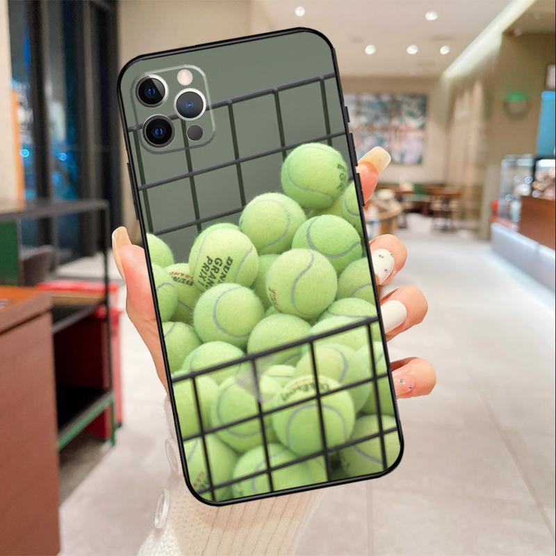 Tennis Balls Phone Case For iPhone 17 16 15 14 13 11 12 Pro Max mini 16 Plus 16e 17 Air Protective Cover
