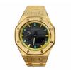 Men Liquid Crystal,Analog Dual Display Series Black Watch GA-2100-1A1(Watch3--)