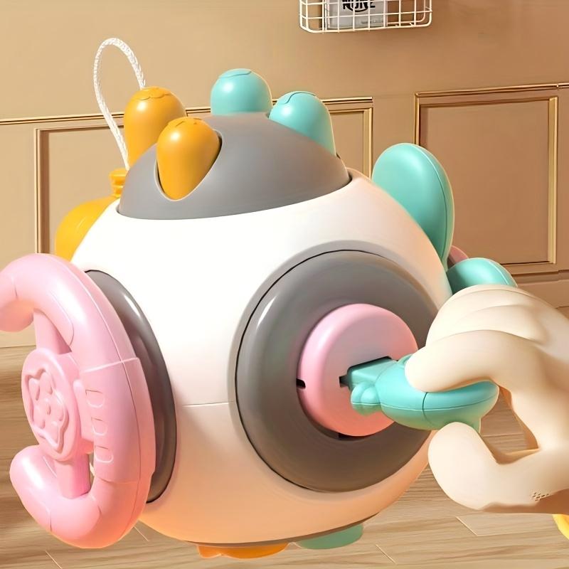 New Colorful Busy Ball Multifunctional Toy for Infants and Toddlers, 6 Play Modes, Available In  Random Component Colors