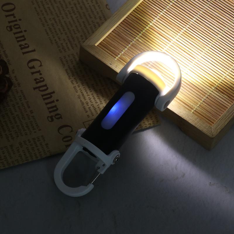 Rechargeable Led Keychain Light Mini Flashlight, Waterproof Work Light For Outdoor Camping Fishing Emergency Usb Charging