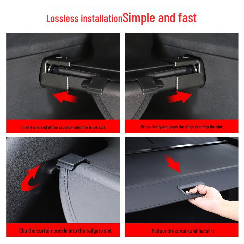Para DFSK Blue Electric E5 Trunk Sunshade & Evolute i-Space Cargo Cover Partition