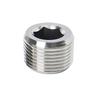 304 Stainless Steel Hex Socket Pipe Plug, Threaded Blind Plug, Oil Plug, Throat Plug In Sizes: 1/8", 1/4", 3/8", 1/2", 3/4".