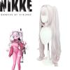 Nikke Victory Goddess Cosplay Wig In Light Pink And White