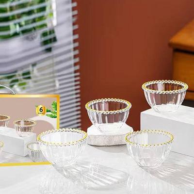 Bashiting Elegante Glasperlen Schalen- und Geschirrsets