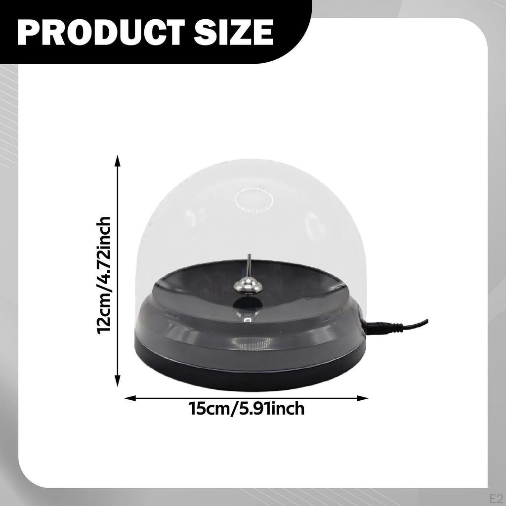 Motion Toy Rotating Gyro Decor Educational with Clear Cover Home Ornament for Shelf Living Room