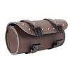 Universal Brown/ Black Motorcycle Tool Bag Front Fork Handlebar Saddlebag Roll Barrel Racing Tail Barrel Storage Accessories