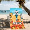 Customizable personalized beach towels Octonauts themed designs.Suitable for the beach, yoga, sports;ideal as beach accessories