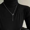 Light luxury niche necklace for women, 2024 new trendy long design sweater chain, autumn and winter high-end feel, elegant match