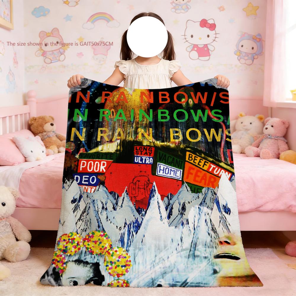 Blanket For Soft Throw Blanket for Picnic Bed R-Radiohead Sofa Home Bedroom Band Cozy Warm Comfortable