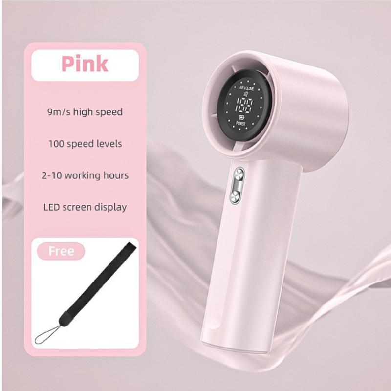 Portable Turbo Fan Leafless Mini Fan Rechargable 100 Level - High Speed Portable Fan Mini Fan Origin 2