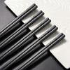 Non-Slip Sushi Chopsticks Dishwasher Safe Chinese Chopsticks New Black Chopsticks  Asian Cuisine