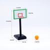 1/12 Doll House Basketball Accessory Miniature Hoop and Basketball Model Figurine for Children Fun Roleplay Activity