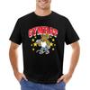 Gym Rat Cartoon Lifting Weights Graphic T-Shirt