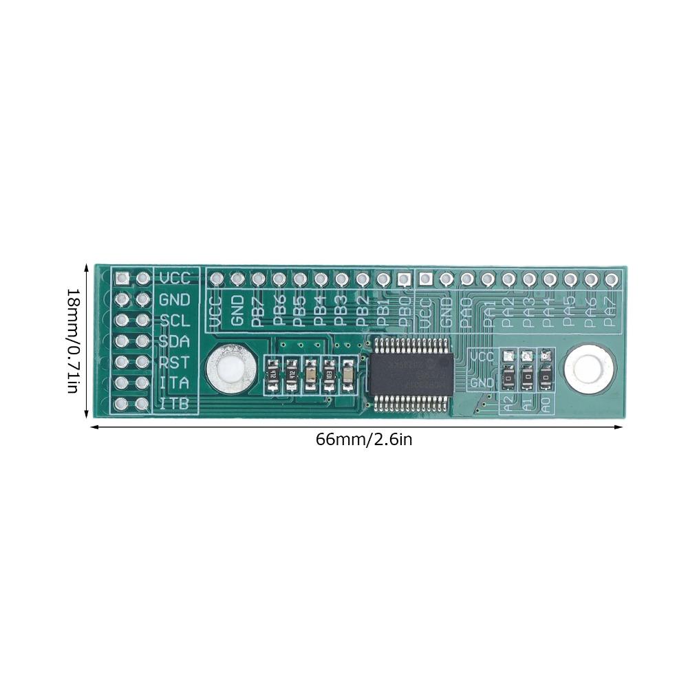 16 Bit IO Extension Module I2C Interface Input Output Expansion Board Computer