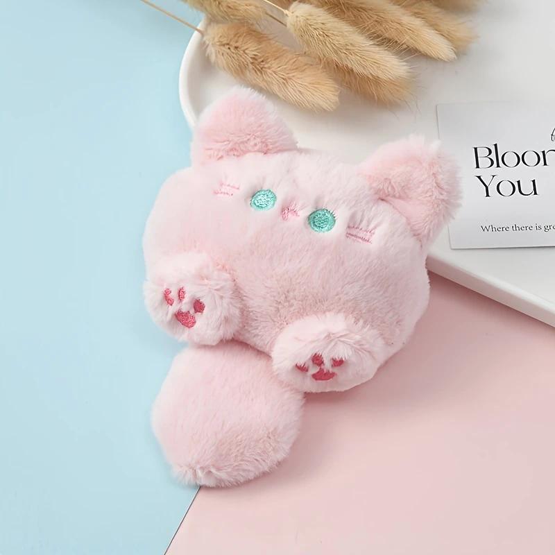 Cute Plush Kitten Doll Pendant Girl Backpack Doll Pendant Couple Bag Keychain Decoration Small Gift