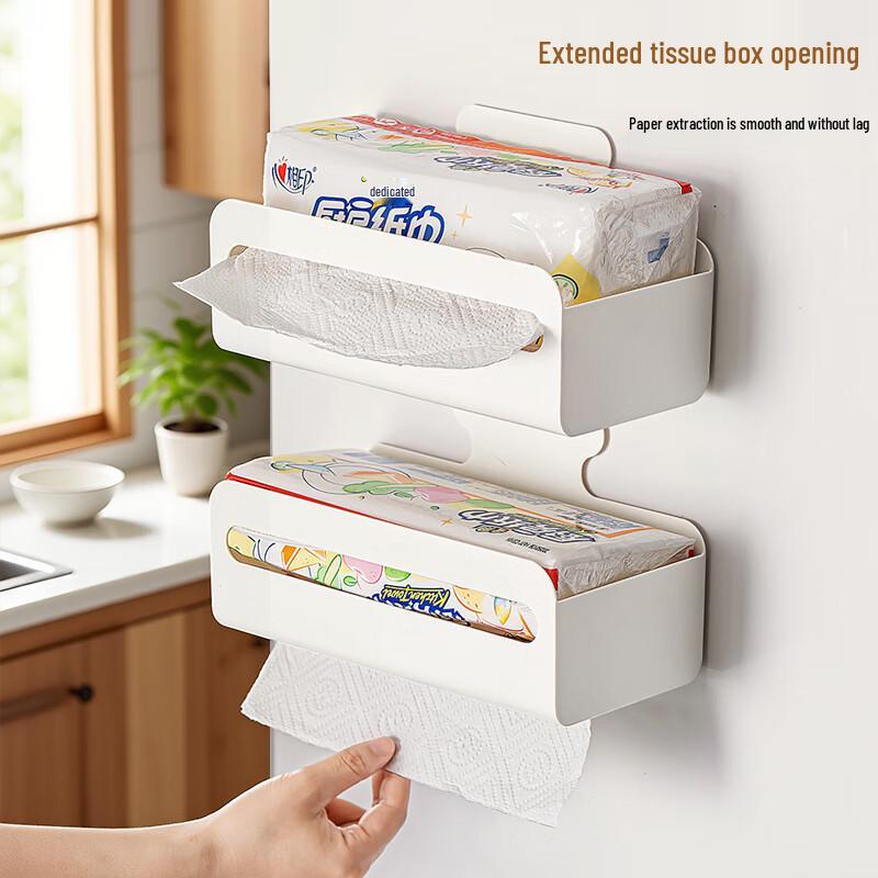 Magnetic Wall-Mount Tissue & Wet Wipe Dispenser