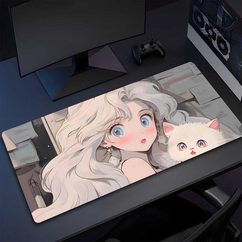 Cute Anime Girl Mouse Pad High Quality Natural Rubber Mouse Pad The Most Professional Washable Laptop Mouse Pad