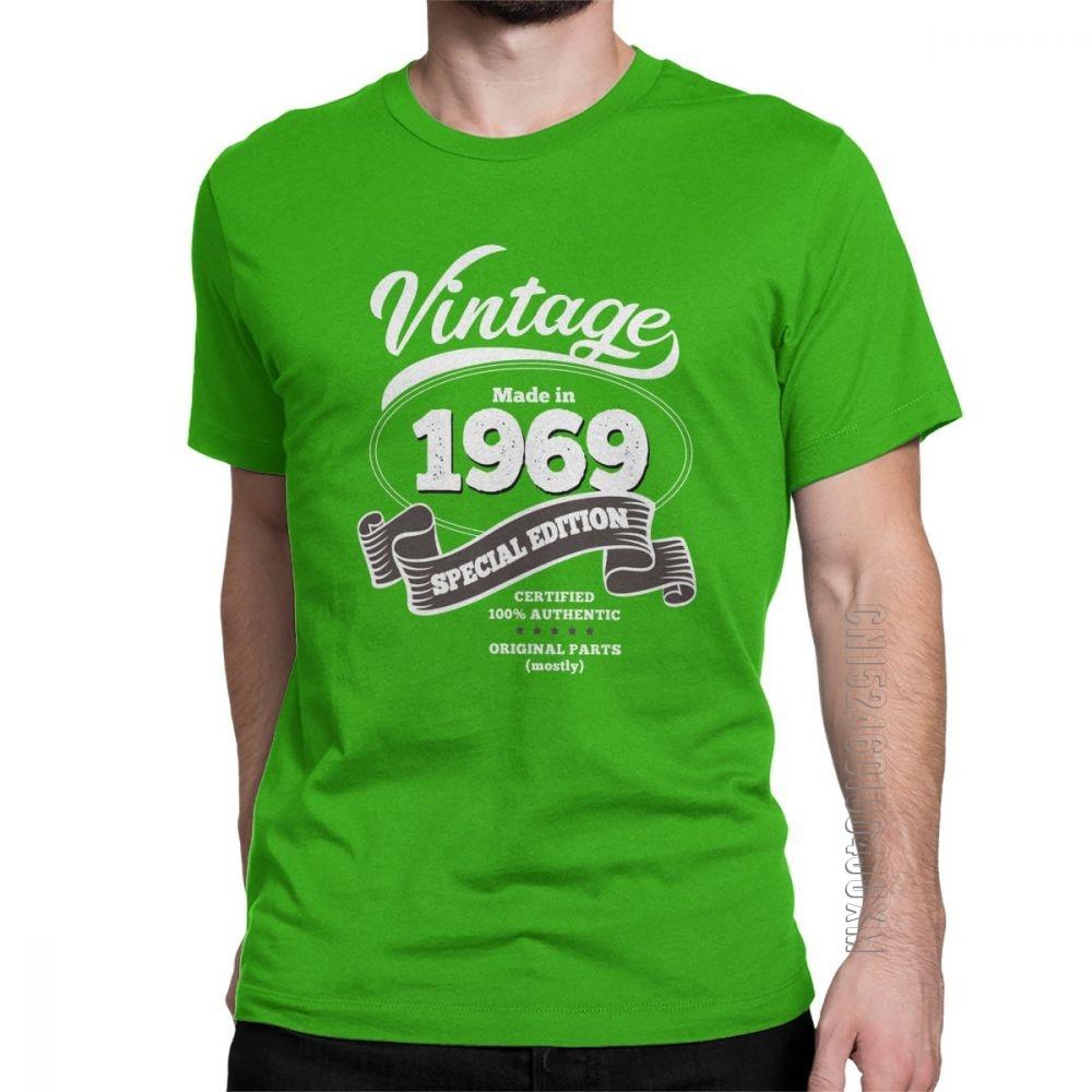 Unisex 1969 Birthday T Shirt Gift Vintage Special Edition T Shirts Crazy Crew Neck Designer Clothing Cotton Tee Shirt Plus Size