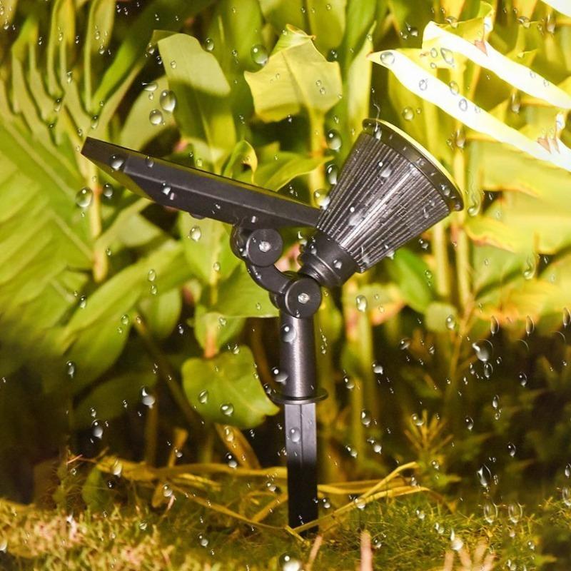 7LED Solar Light Outdoor Lawn Lamp Super Bright Rainproof Ground Lawn Lamp Home Outdoor Landscape Garden Projection Lighting