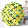 1pc Mushroom Pattern Automatic Open/close, All-Season Portable Folding Umbrella, Travel, Everyday, Formal Events - Compact Luxury Parasol, Outdoor Acc
