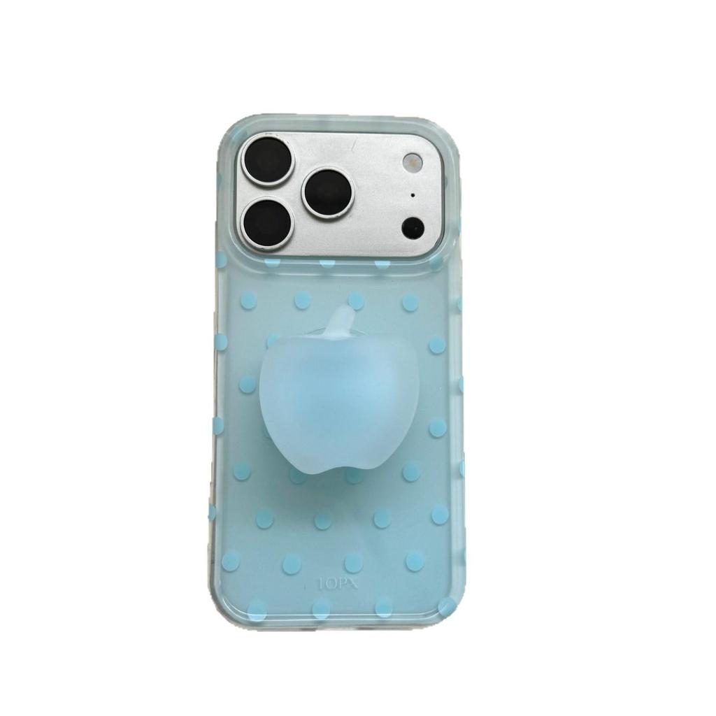 Etui na iPhone 17 Pro Max w koreańskim stylu w kropki, kompatybilne z iPhone 16/15, dla kobiet