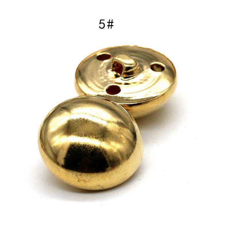 Bottoni Metallici in Rame: Bottoni rotondi versatili di alta qualità per maglioni, abbigliamento e jeans
