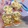 Doraemon Gold Pendant Keychain with 999 Pure Gold Charm