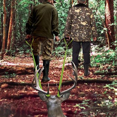 Cinghia di trascinamento per cervi, facile da usare, resistente, riflettente, regolabile, con impugnatura antiscivolo per esterni