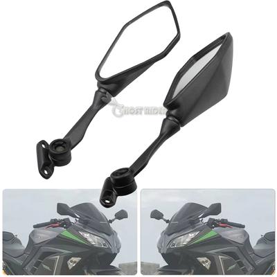 Ninja Motorcycle Rearview Mirrors For Kawasaki Ninja125 250 300 400 650 1000 H2 H2R ZX6R ZX10R