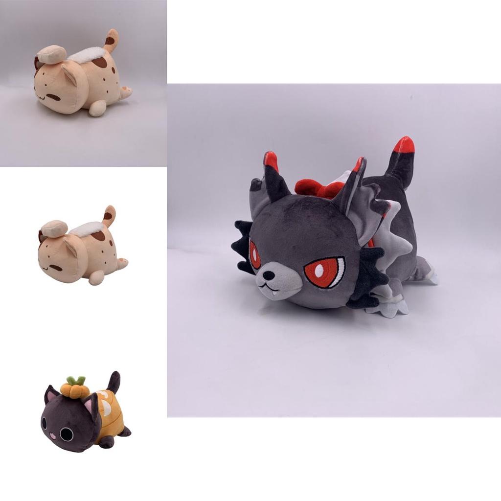 Jucărie de pluș adorabilă Aphmau Craniu Taco Dovleac Pâine Pisică Meemeows Pentru Decor Acasă