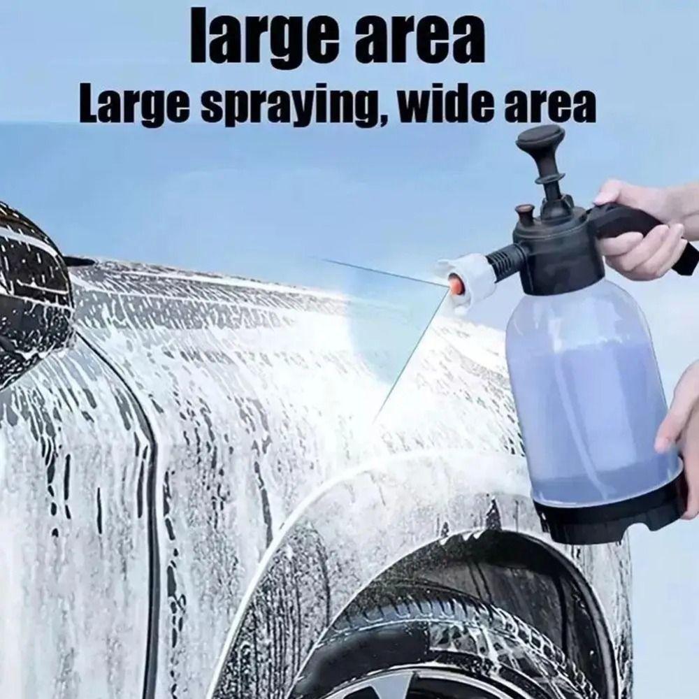 New Plastic Car Wash Spray Bottle Nozzle Windproof Transparent Foam Nozzle Spray Kettle Accessories Car Home Cleaning Tools