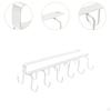 Mug Hooks under Cabinet Hanging Rack Coffee Cups Holder for Ties Belts