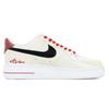 Nike Air Force 1 Wearable, Serpent Blessing Anti Slip Wear Resistant Low Top Skateboard Shoes Unisex Yellow Red CW2288-111(Team412-)